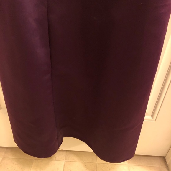 Plum Mari Lee bridesmaid dress size 4 - Picture 7 of 8